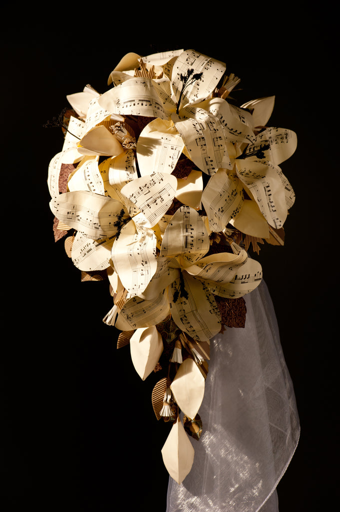 The don't wilt or turn to mache - paper flower bouquets are amazing!