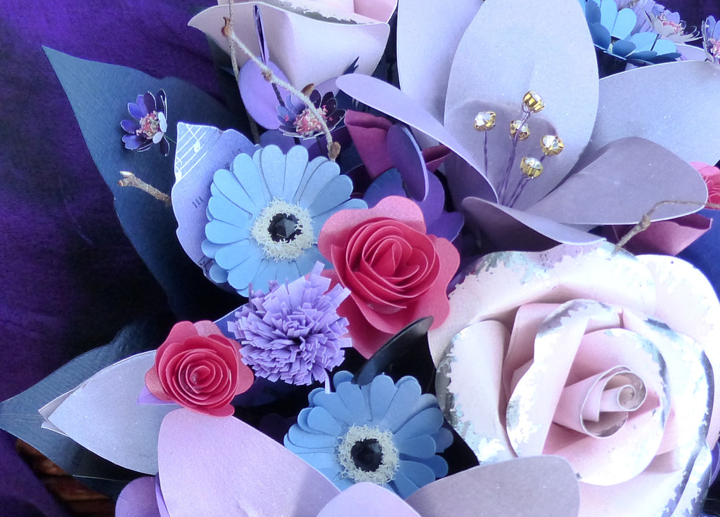 An out of this world wedding bouquet for an out of this world couple
