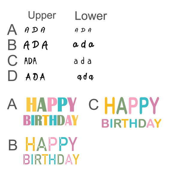 Custom cake ADA Bunting