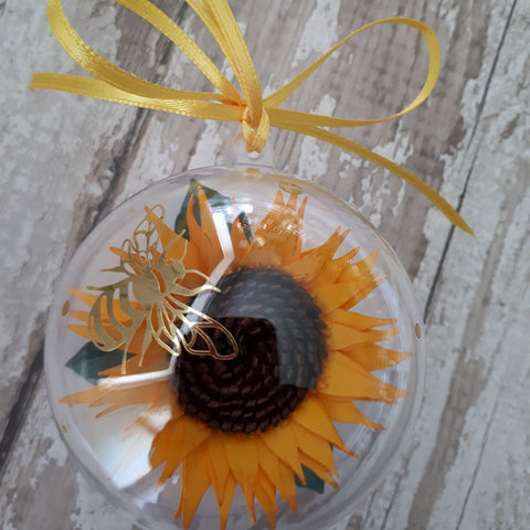 Paper sunflower