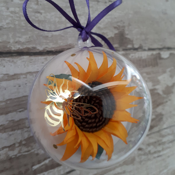 Trio of Sunflowers - A gorgeous set of Dawn, Light and Hope quote bubbles