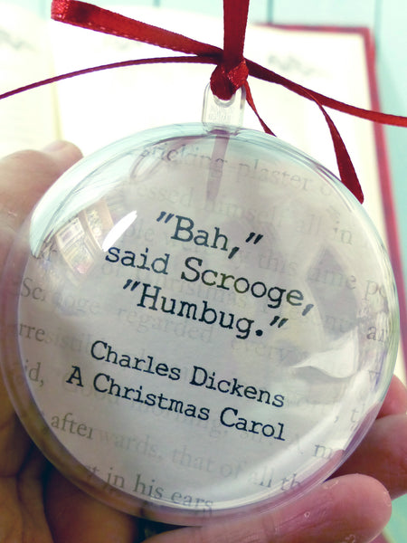 Bah humbug Christmas decoration scrooge
