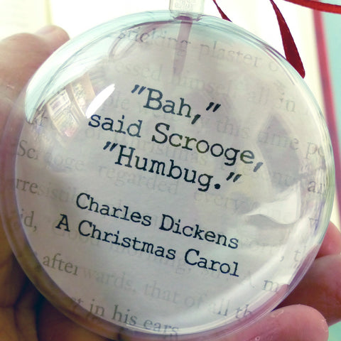 Bah Humbug Christmas Bauble