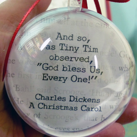 Tiny Tim Christmas bauble