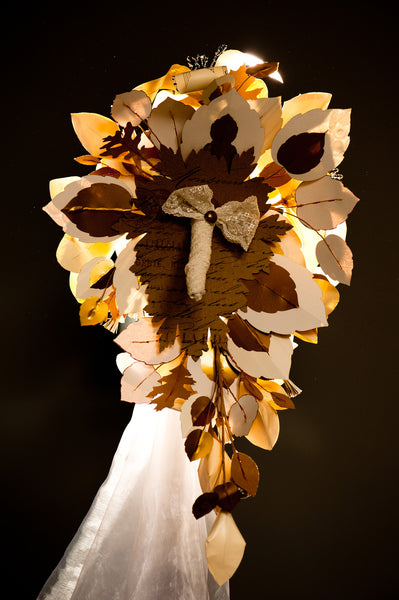 Paper wedding flowers