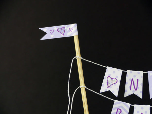 Lilac cake flag
