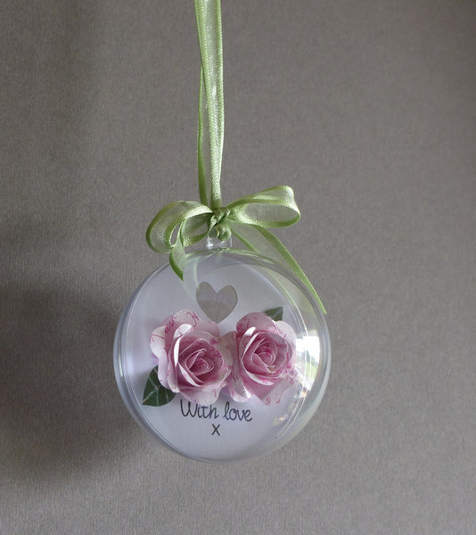 Pink paper Rose earrings Paper flower jewellery