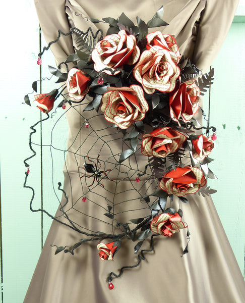 Bram Stoker Dracula Paper Wedding bouquet