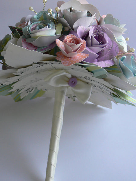 Paper wedding bouquet