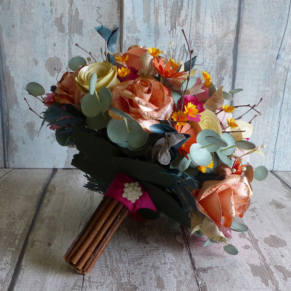 reverse of sunset bouquet