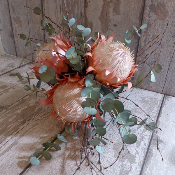King protea wedding flowers