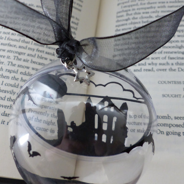 Whitby Abbey silhouette bauble