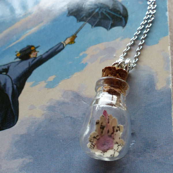Mary Poppins practically perfect daisy in bulb bottle 