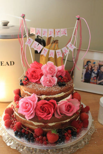 custom rose cake decoration